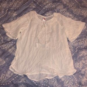 White Justice Blouse